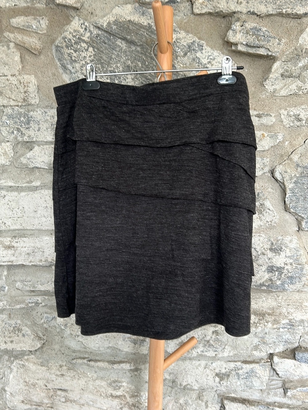 Prana Wool Blend Layered Skirt